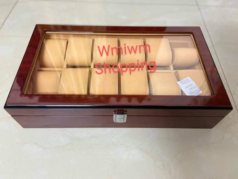 12 slot wood made Premium Quality watch organizer box ( Watch Accessories )