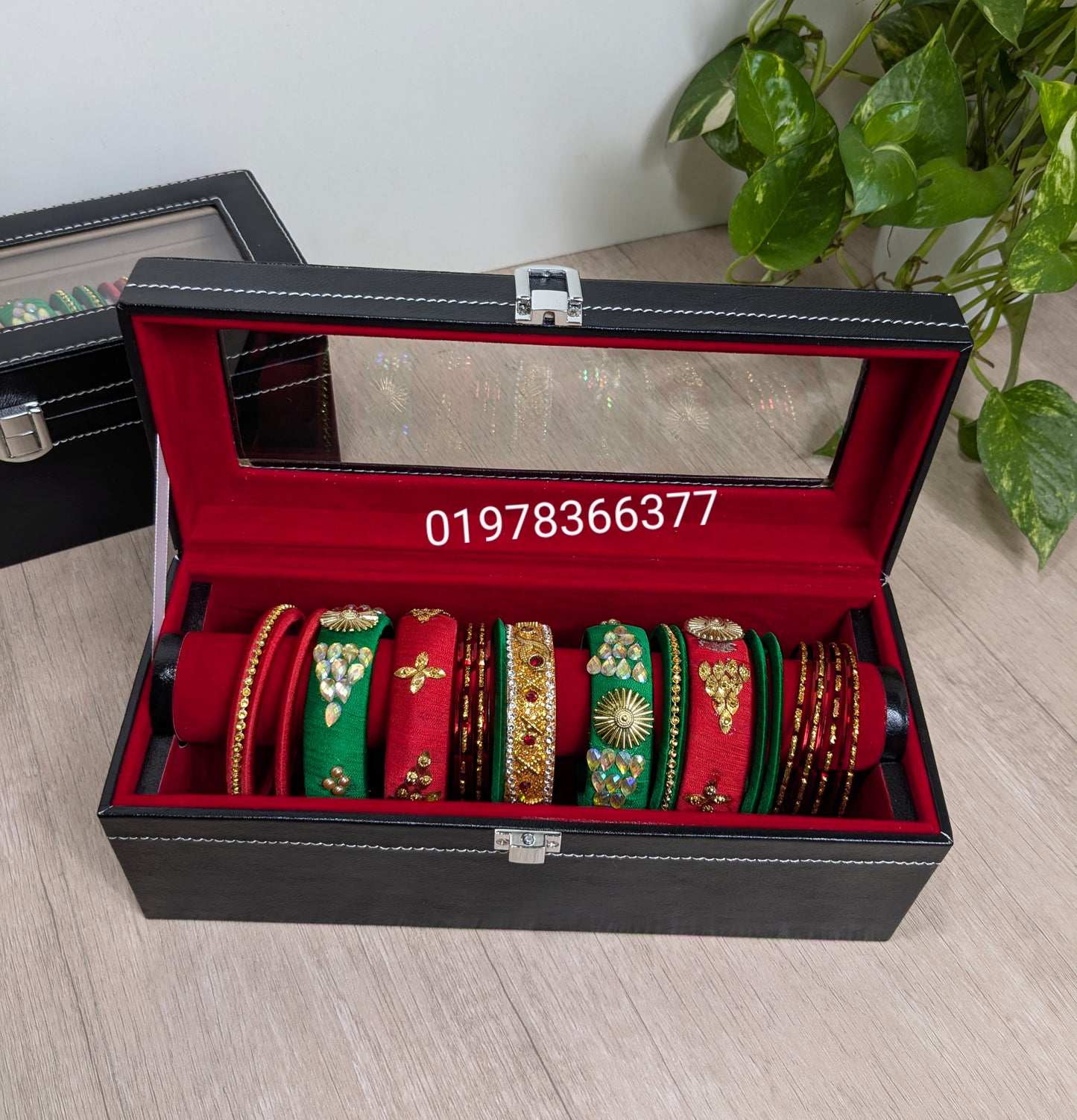 PU leather made bangles box ( 1 roll )