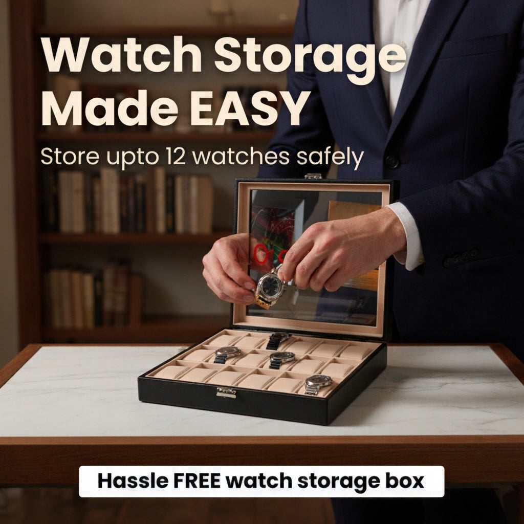18 Slot leather made Premium Quality watch box