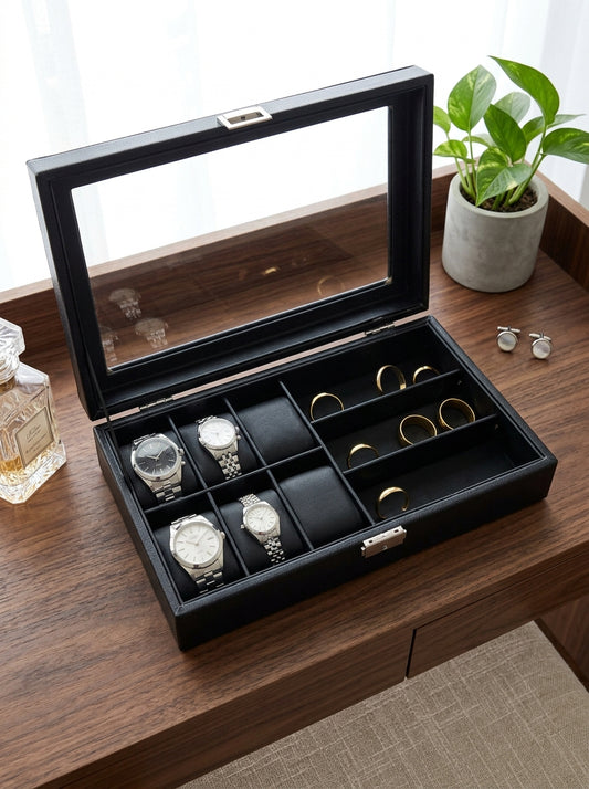 Watch and sunglasses organizer box