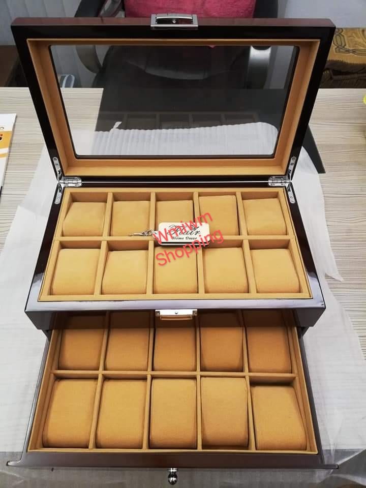 20 slot premium quality wooden watch box