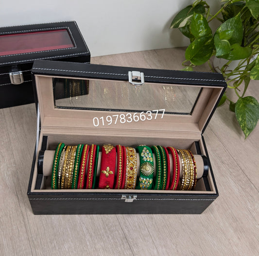 PU leather made bangles box ( 1 roll )