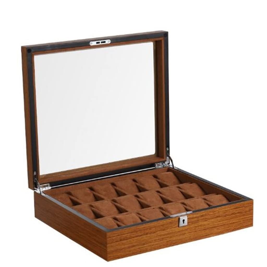 18 slot original wood made key system watch box