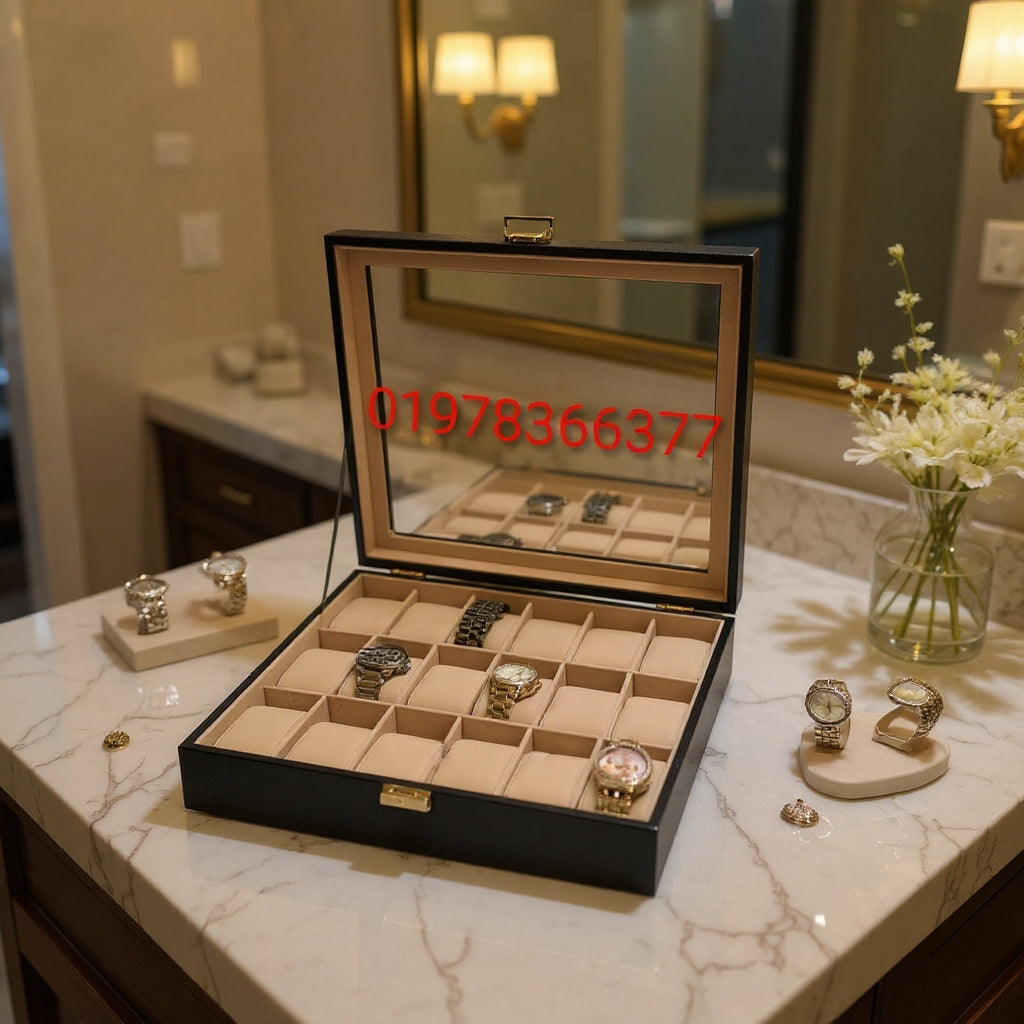 18 Slot leather made Premium Quality watch box