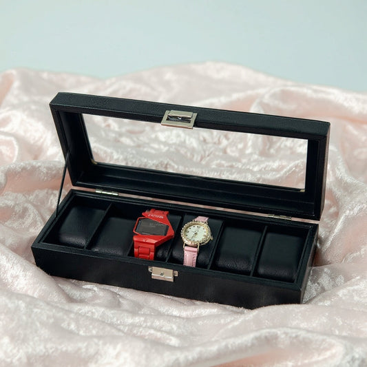 6 slot leather made Premium Quality watch box