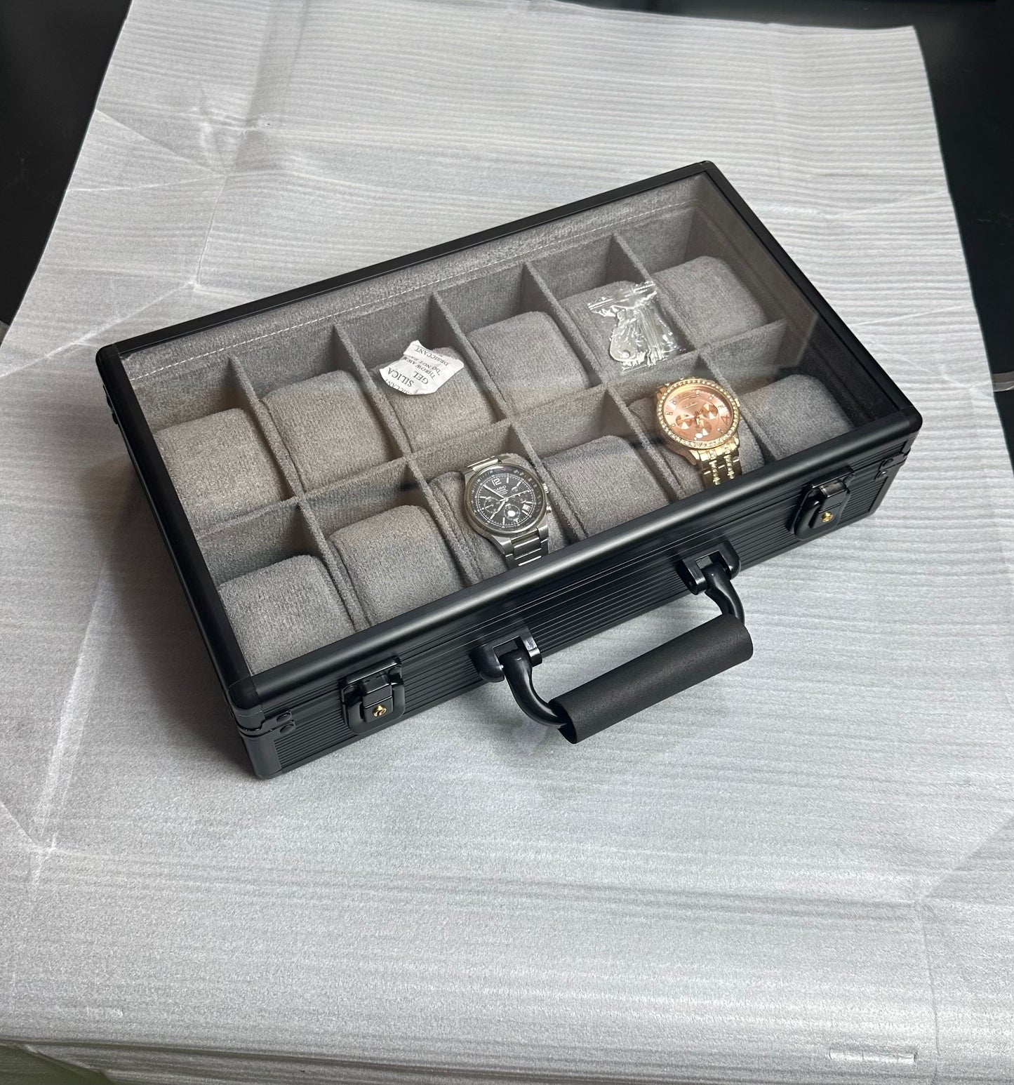 12 slot Aluminium made key system watch box