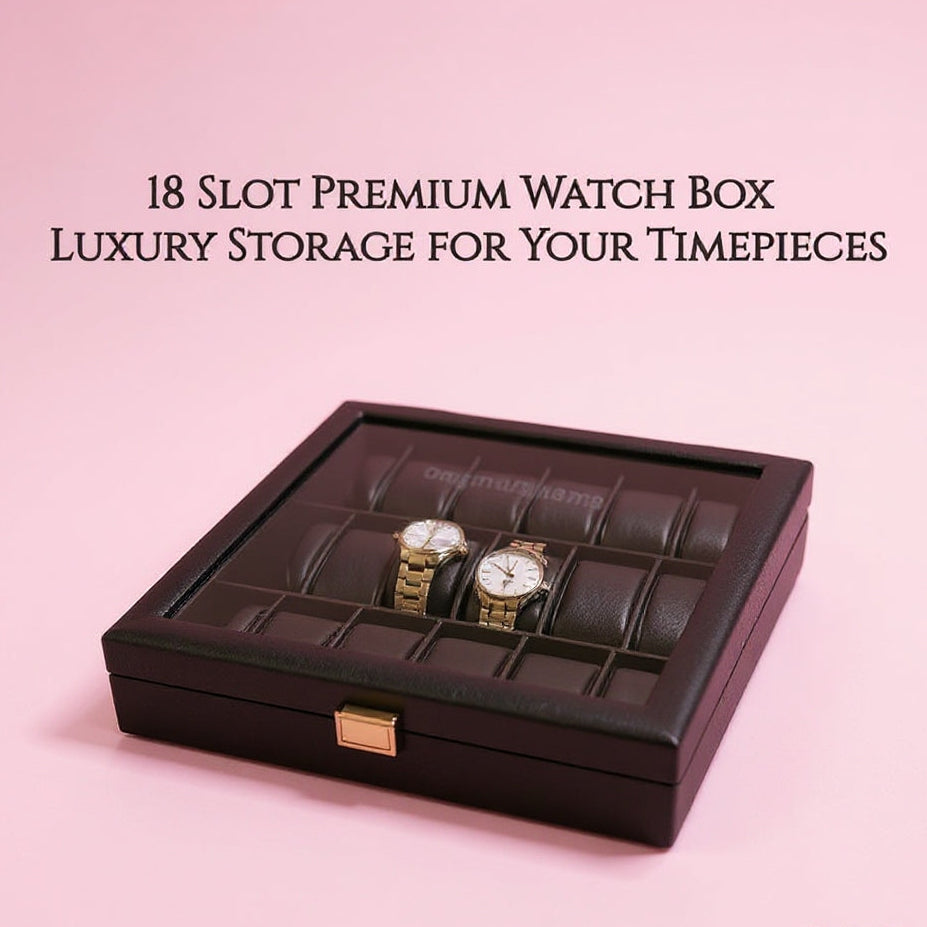 18 Slot leather made Premium Quality watch box