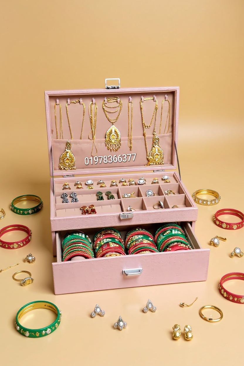 Jewelry storage Combo box ( Bracelets, ring, earring ,pendent, Bangles )