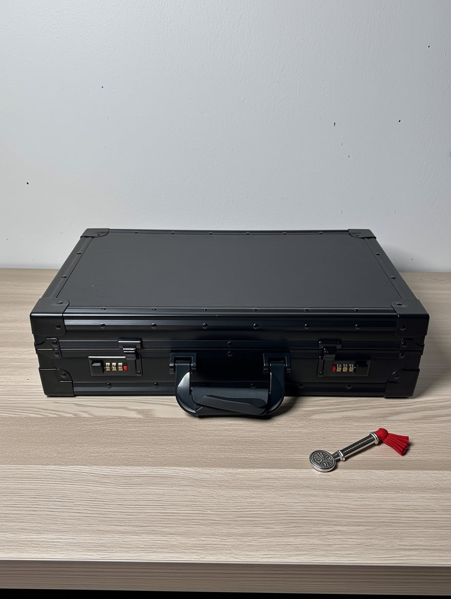 32-Slot Aluminum Watch Box with Combination Lock | Premium Watch Organizer Case | ৩২ স্লট অ্যালুমিনিয়াম ওয়াচ বক্স