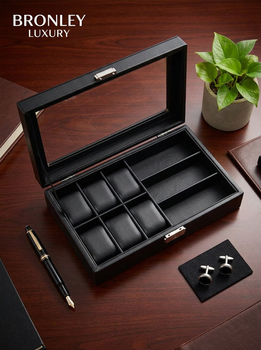 Watch and sunglasses organizer box