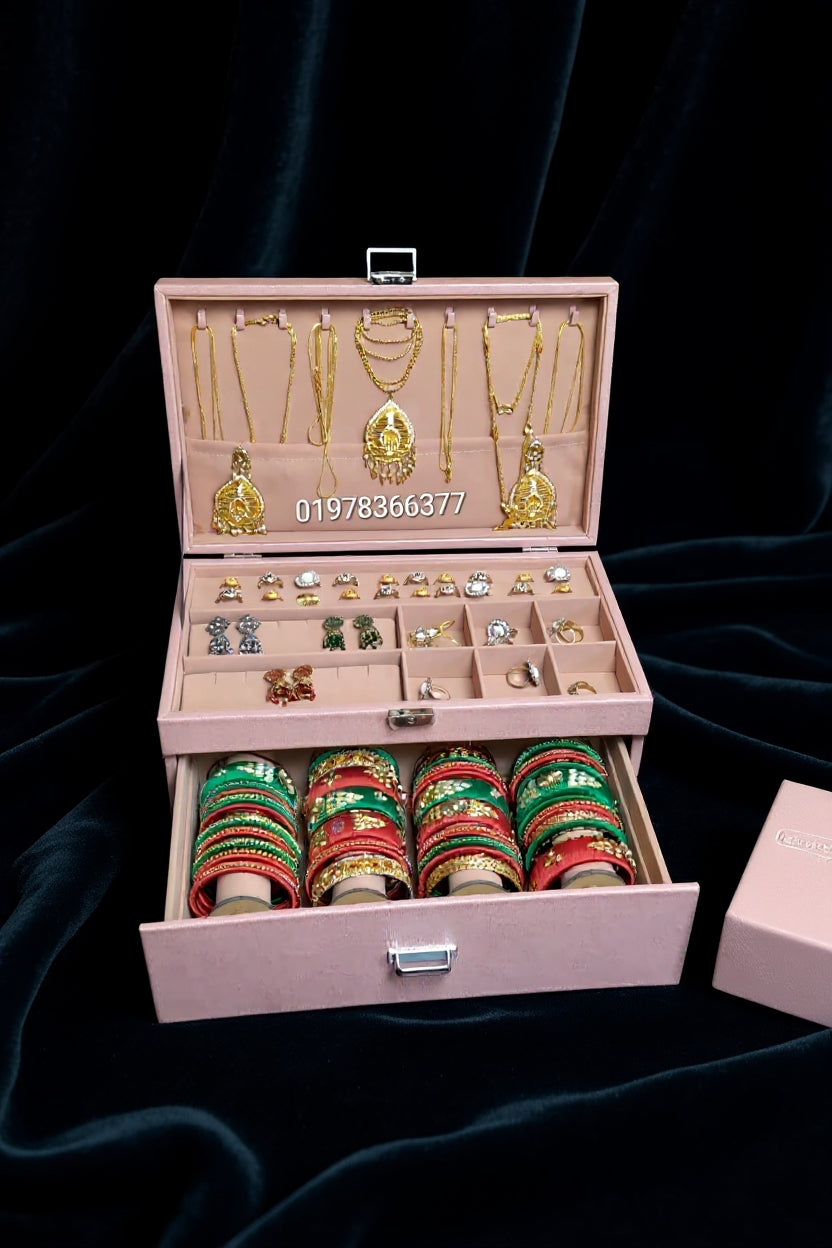 Jewelry storage Combo box ( Bracelets, ring, earring ,pendent, Bangles )