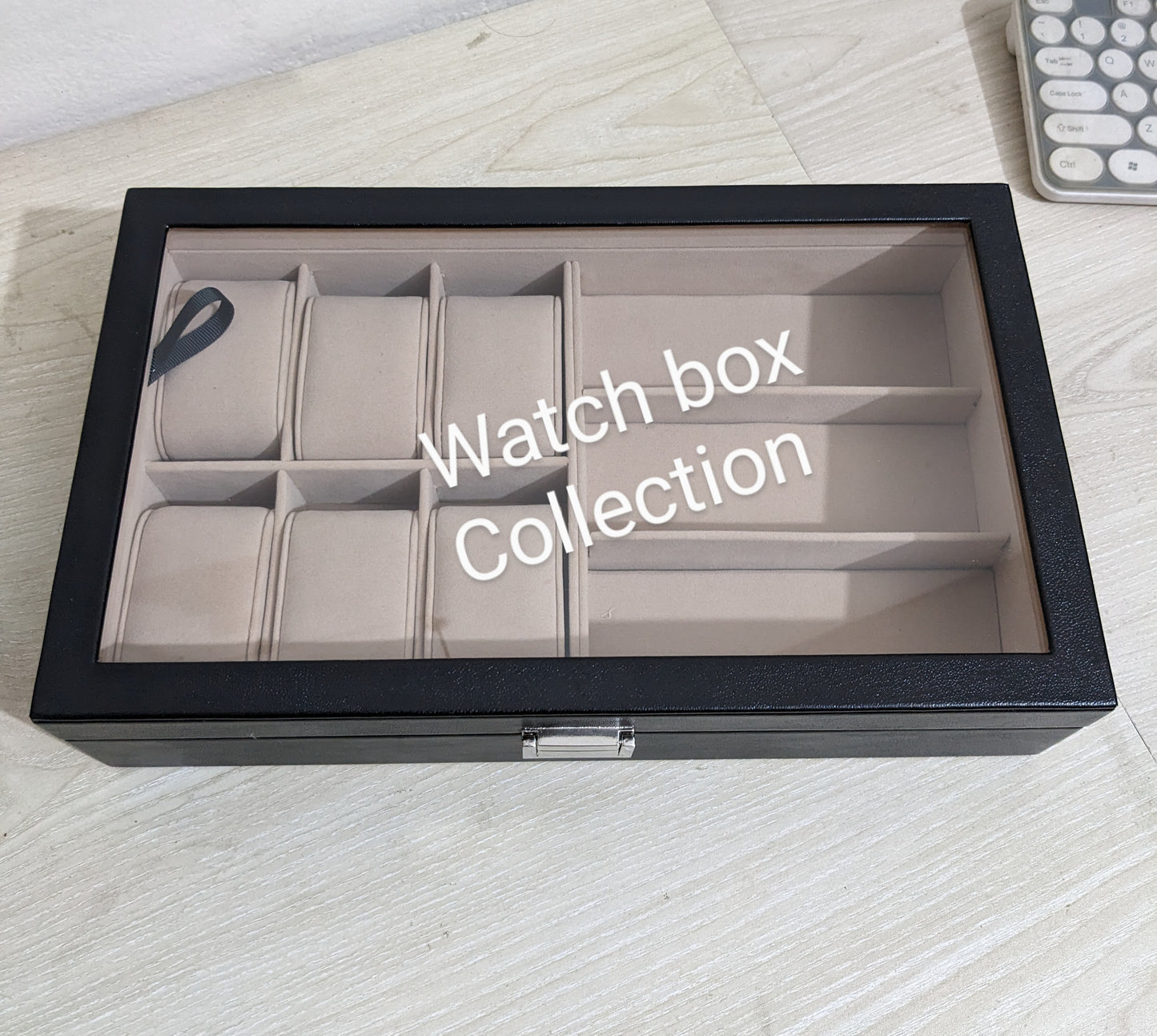 Watch and sunglasses organizer box