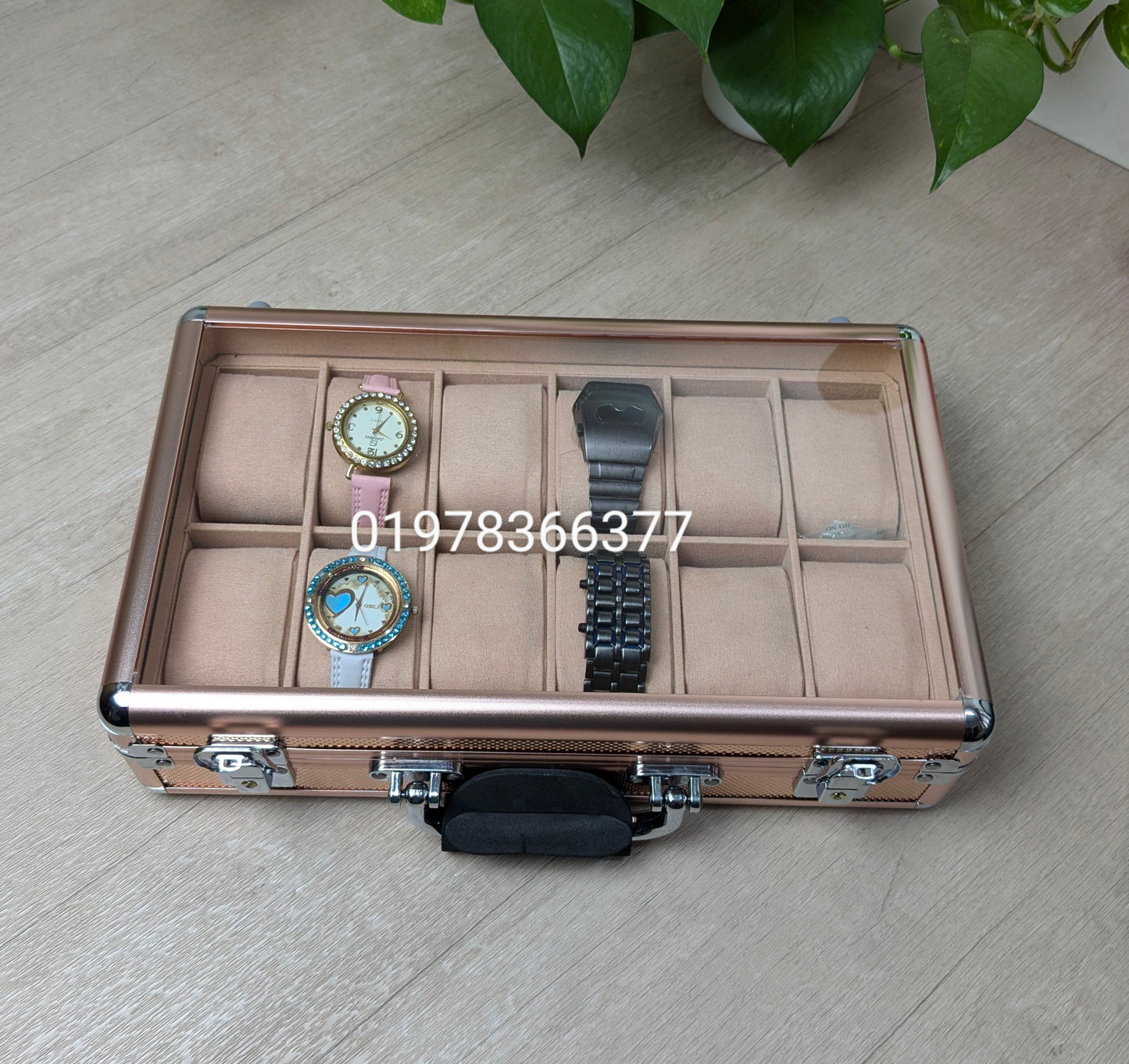 12 slot Aluminium made key system watch box
